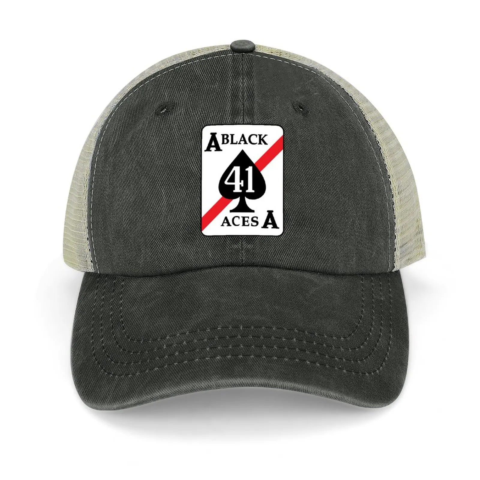 Strike Fighter Squadron 41 (VFA-41), Black Aces Cowboy Hat Designer Hat fashionable Hip Hop Women's Beach Outlet Men's