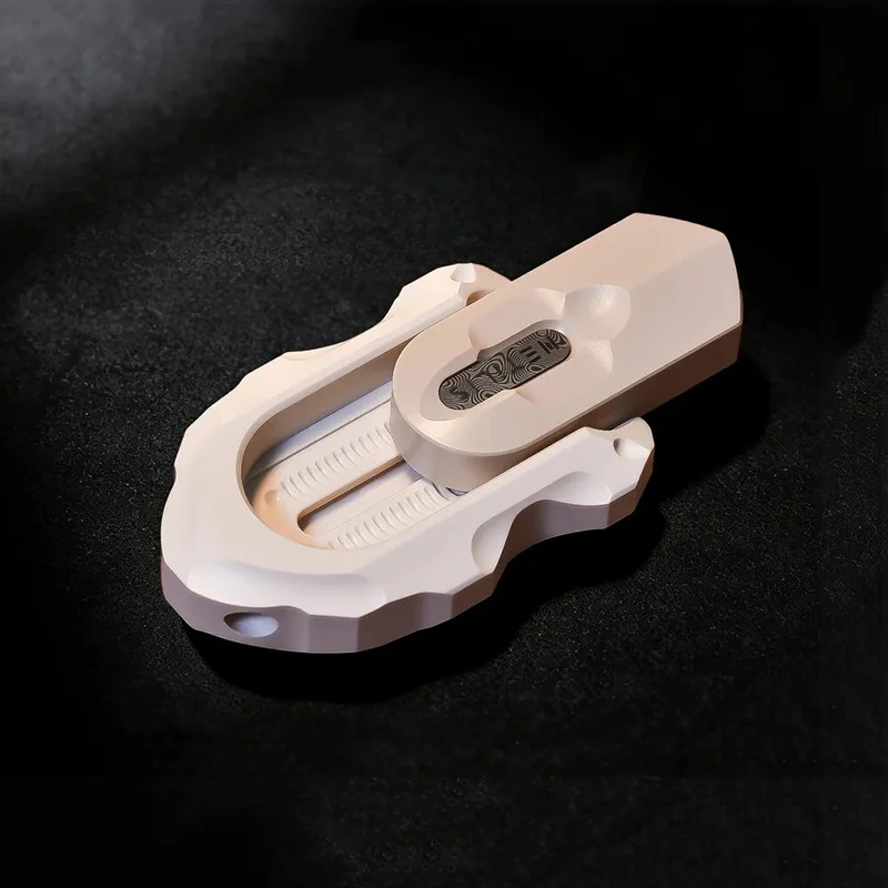 METILIS Blade Shield Fidget Push Slider EDC PEI/PEEK Fashion Adult Stress Relief Toy Fidget Spinner ADHD Focus Fidget Toys Gift