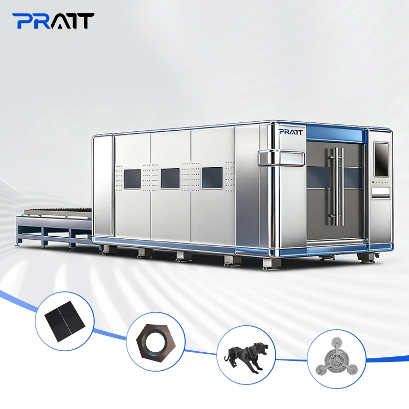 

Enclosed Fiber Laser Cutting Machine 3015 With Cover Metal Fiber Laser Cutting Machine With Exchange Table