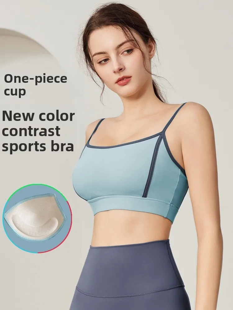 

Женский спортивный костюм-двойка: леггинсы для йоги и спортивный бюстгальтер со встроенными чашечками, удобный, дышащий, для активного отдыха