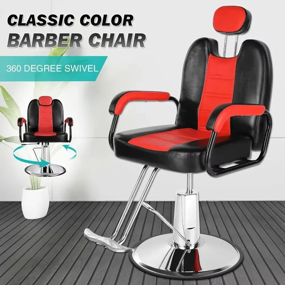 Barber chairs, heavy duty hydraulic barber chairs, spa furniture, shampoo reclining extra wide seats, beauty salon equipment