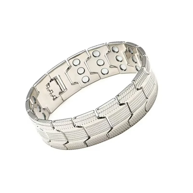 Magnetisches Armband für Herren, 3500 Gauss, 3-fach stärker, Magnettherapie-Verbindungsarmbänder, bestes Weihnachtsschmuckgeschenk