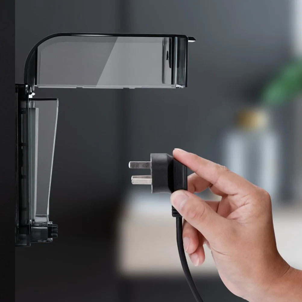 Splash-Proof Waterproof Socket Cover Premium Pc Material Durable Practical Protector Wall Outlet Case Socket Cover