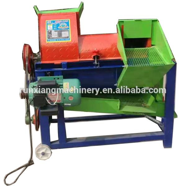 Multifunction Rice Wheat Corn Maize Grain Peeling Thresher Threshing Machine