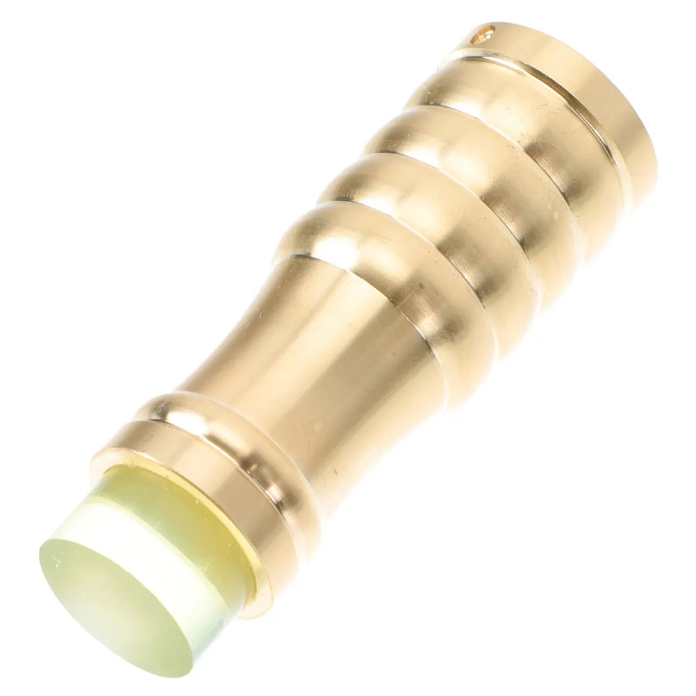 

Copper Feet Crutch Tips Durable Non Slip Walking Cane Accessories Golden Brass Elderly Support Rubber Cane Tips