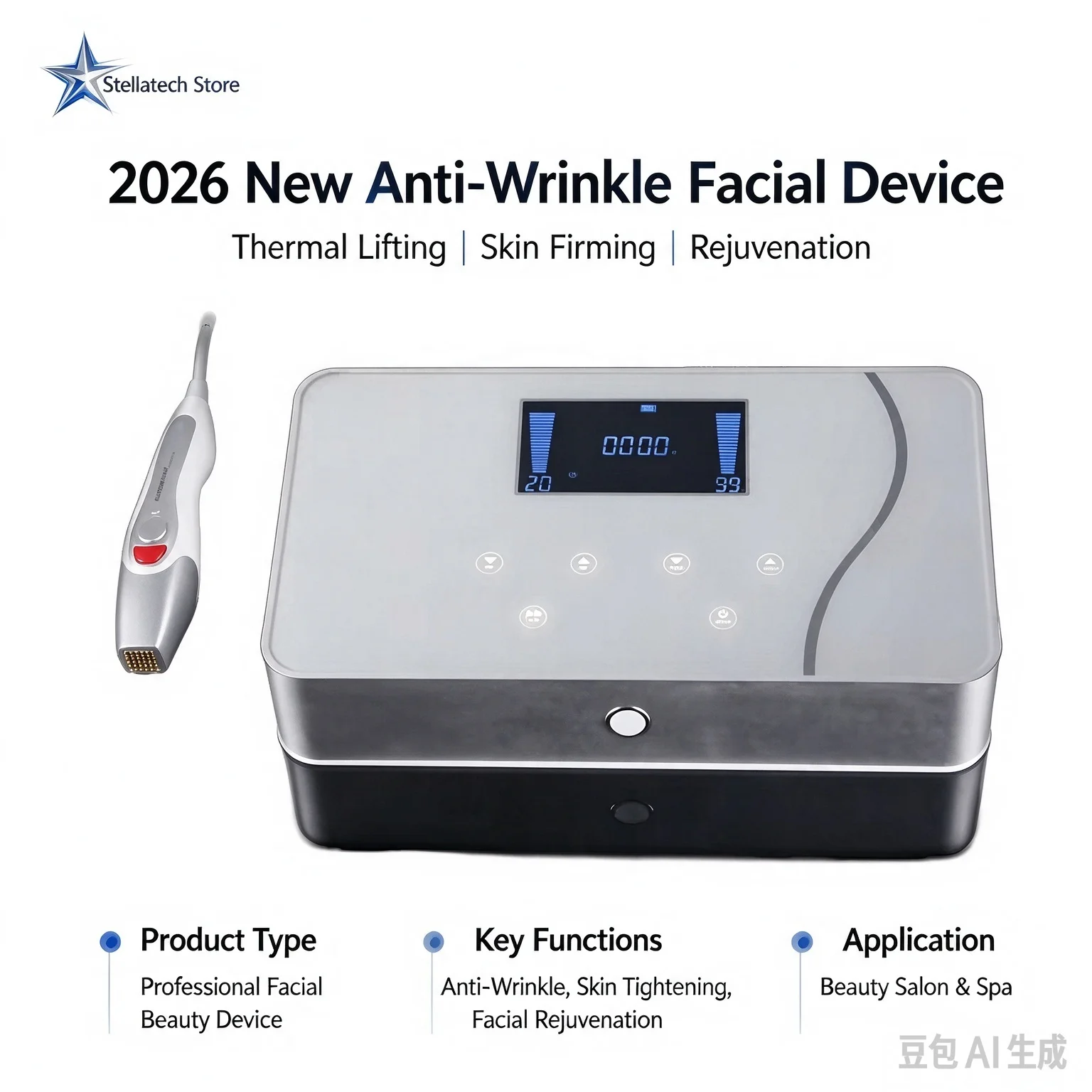 2026 New Model   Anti-Wrinkle Device for   Rejuvenation Anti-Wrinkle Facial Thermal Lifting Firming