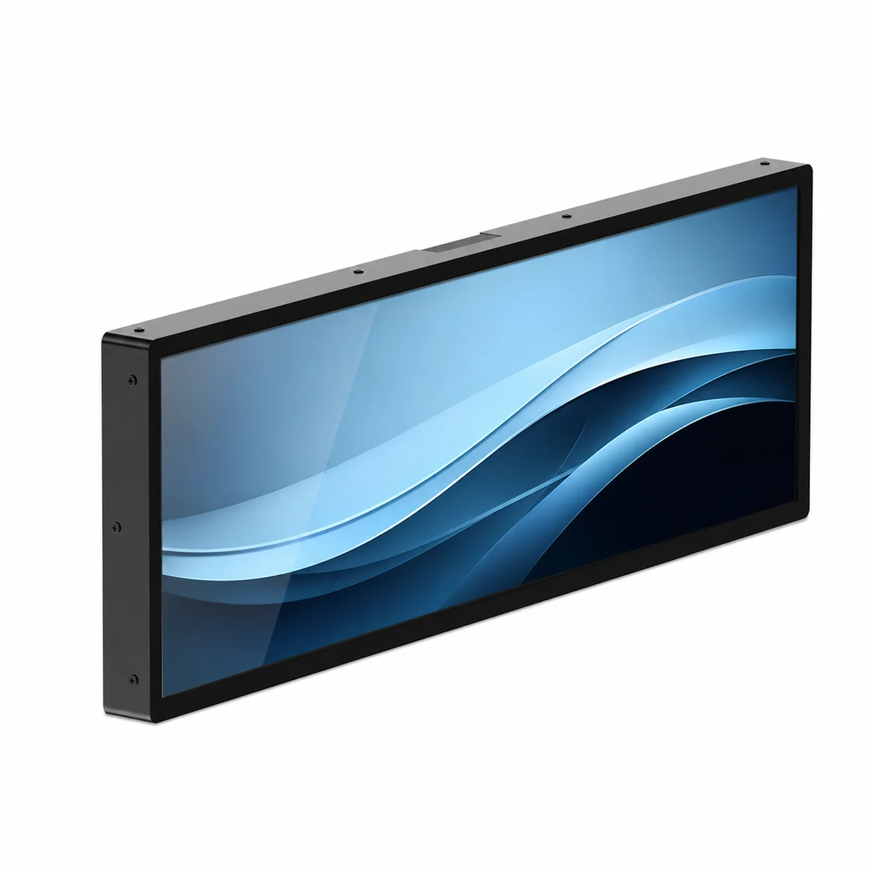 36.6 Inch 700 Nits 1920 X 360 Ultra Wide LCD Display With WiFi Ethernet Connectivity For Cosmetics Store Shelf Promotion OEM ODM