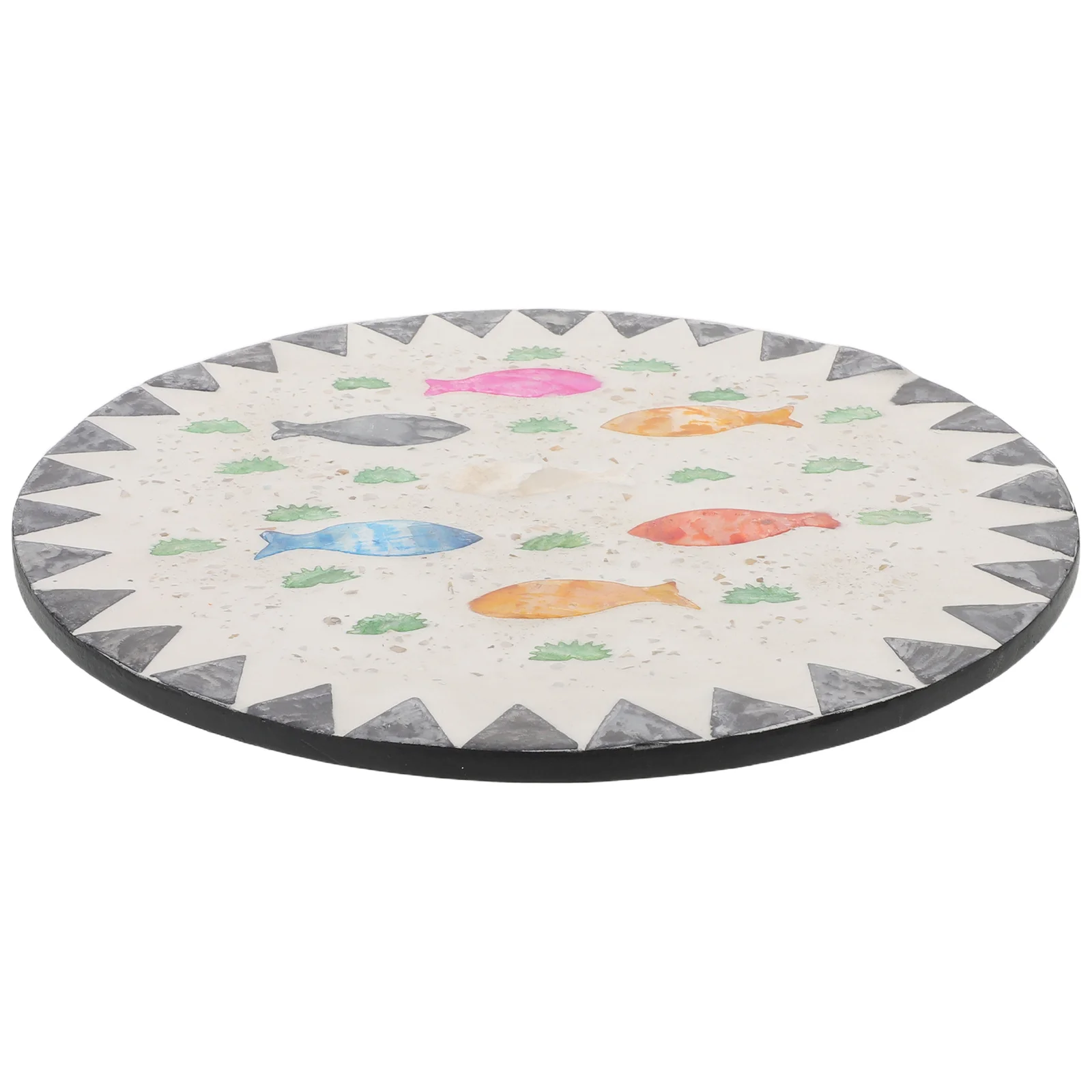 

Creative 7.82 Inch Round Shell Drink Coaster Ocean Inspired Insulated Cup Pad Non-Slip Table Mat for Kitchen Home Decor Modern