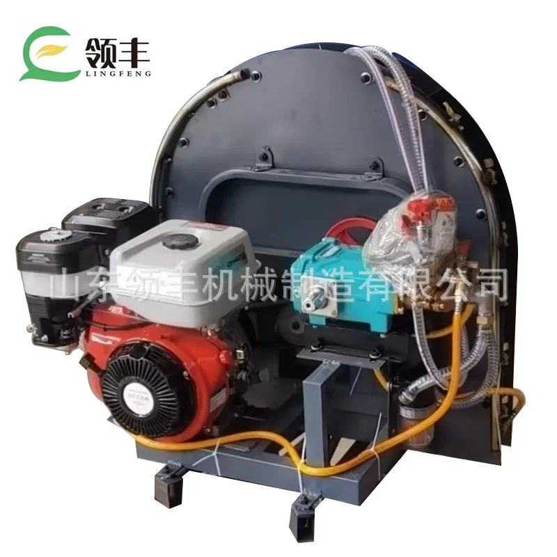 دراجة ثلاثية العجلات الزراعية متعددة الوظائف جرار زراعي شنت بستان الهواء الانجراف البخاخ شجرة الفاكهة المبيدات البخاخ