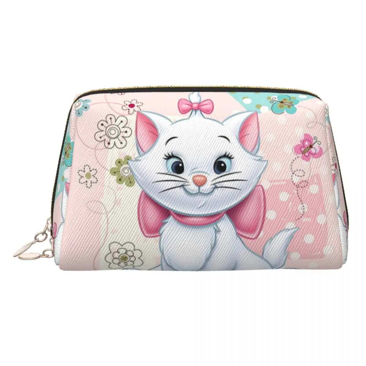 

Custom The Aristocats Marie Cat Travel Cosmetic Bag Women Makeup Toiletry Organizer Lady Beauty storage Dopp Kit