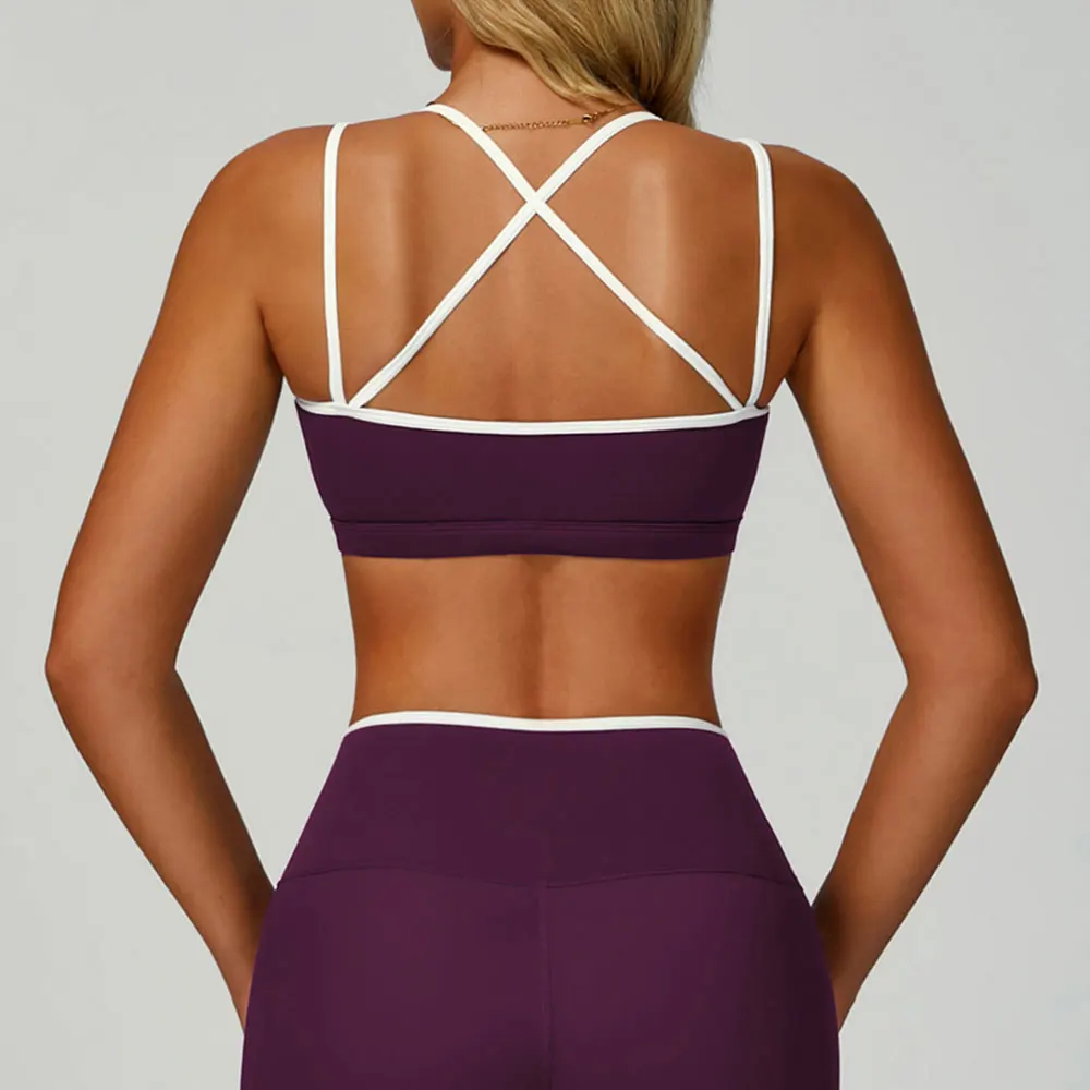 

Sport Bras Women Breathable Sports Bra Shockproof Fitness Tops Push Up Gym Crop Top Brassiere Gym Workout Top Seamless Yoga Bra