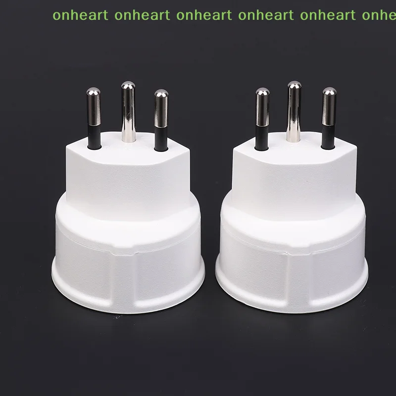 [C]3 Pin  Plugs Adaptor  Plugs Turn To French Plugs 1 Piece Embedded Adapter Converter Plug EU DE Germany Socket