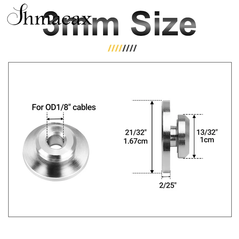 5PCS Stainless Steel Sleeve Cable Connector For Railing Stair Wire Rope Sealing Gasket Durable Fittings