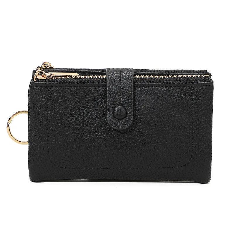 

Длинный женский ручной кошелек, кошелек для монет с двойной молнией, складной кошелек большой емкости с несколькими слотами, billetera para mujer, Carteras