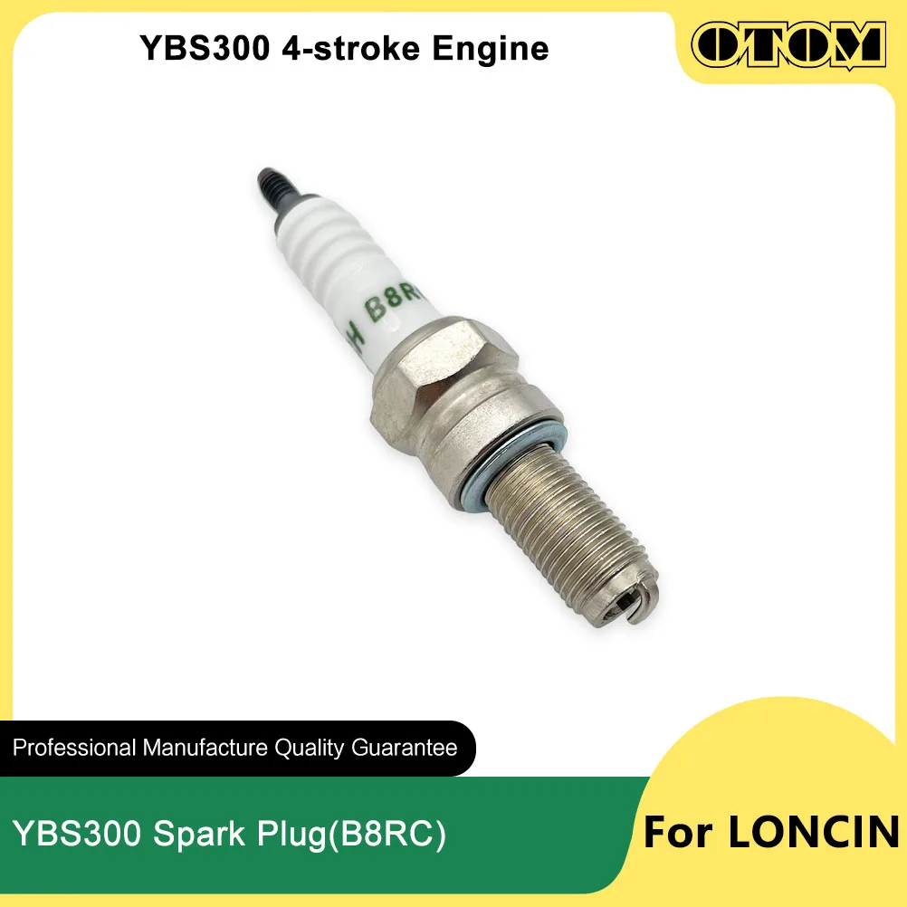 OTOM YBS300 Motorcycle Spark Plug B8RC Sensor Engine Ignition For LONGIN HENGJIAN S7 KEWS K16 K23 STN BRZ GR8 AJ1 AVANTIS BRZ