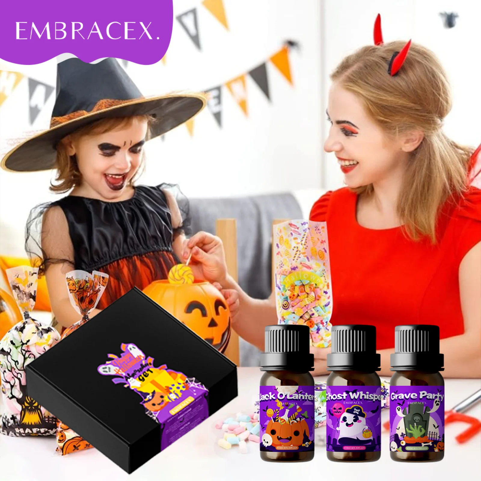 10Ml Minyak Esensial Mantra Penyihir Parfum Minyak Wangi Sabun Halloween/Penyebar Pembuatan Lilin Hadiah Halloween