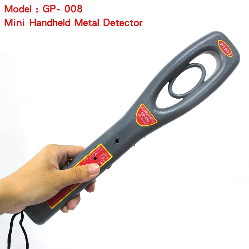 Metal Detector portatile GP-008AB Rilevatore di chiodi per legno alimentato a batteria alcalina per la screening del telefono cellulare della sala esame scolastico