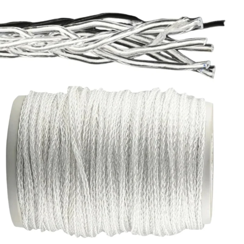 6N Sterling Pure Silver Bulk Line Cord Audio für DIY Soft Kopfhörerkabel Headset Line Balance Sound