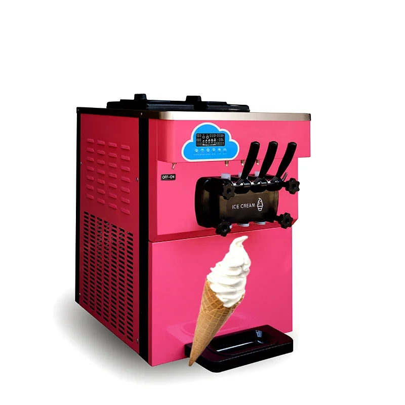 New Designed 3 Flavors High Efficiency Ice Cream Making Machine Ice Cream Maker for Commercial Use