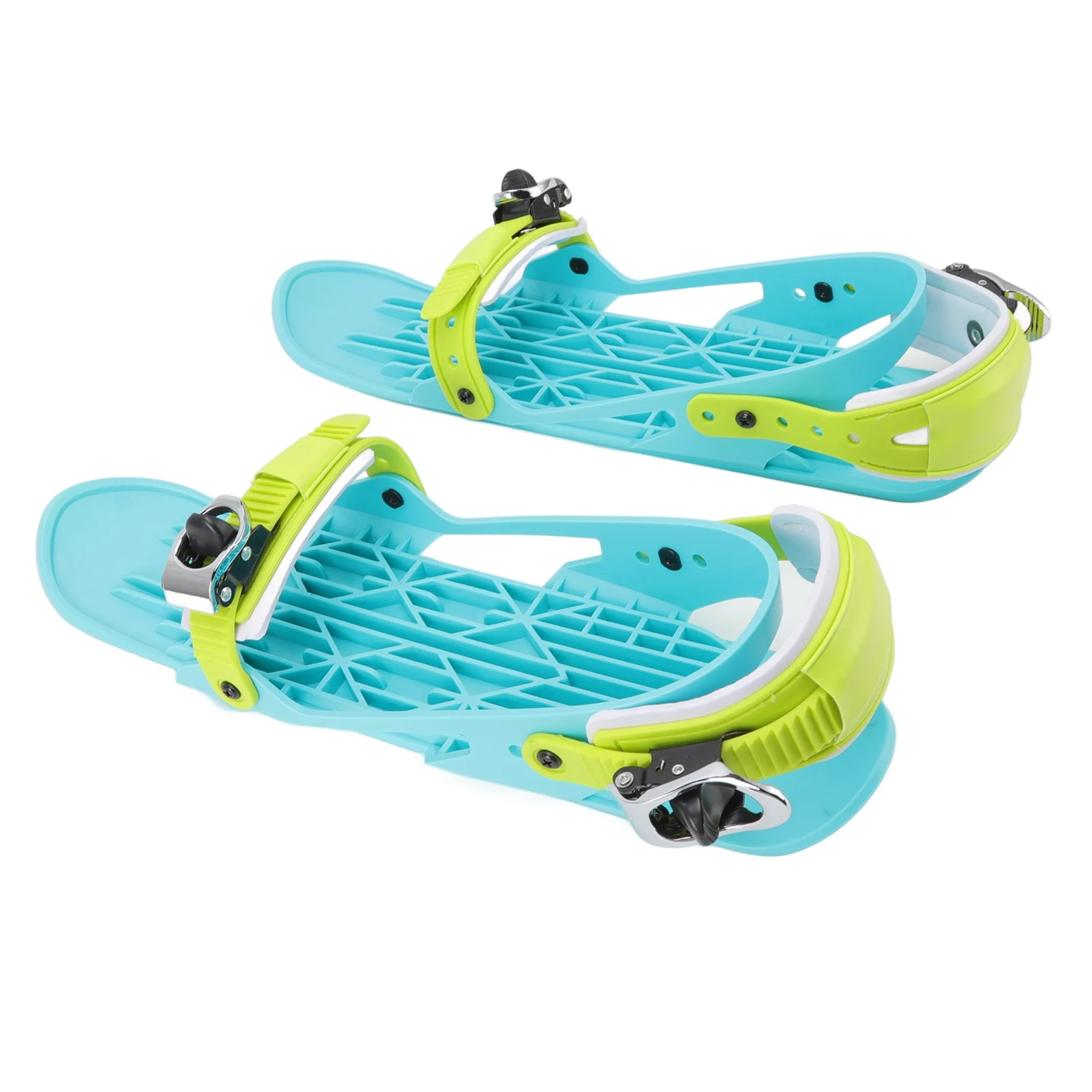 มินิสกีสเก็ตสเก็ตสกีติดกับรองเท้าสกีสำหรับผู้ใหญ่รองเท้าสกีแบบปรับได้สำหรับเล่นสกีกลางแจ้งสีหนึ่งขนาด