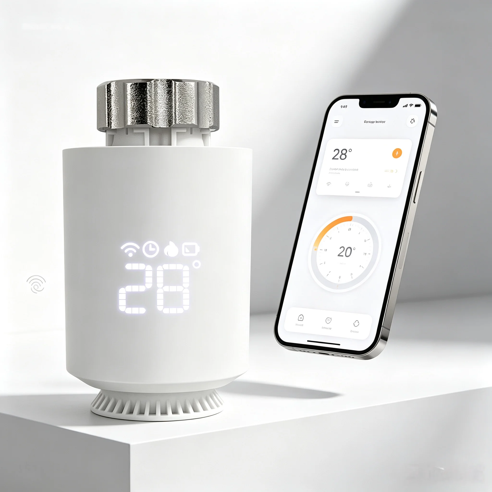 Tuya Zigbee 3.0 thermostatic Valve Smart Radiator Valve Zigbee Thermostatic Head Programmable Smart Life Control Google Home
