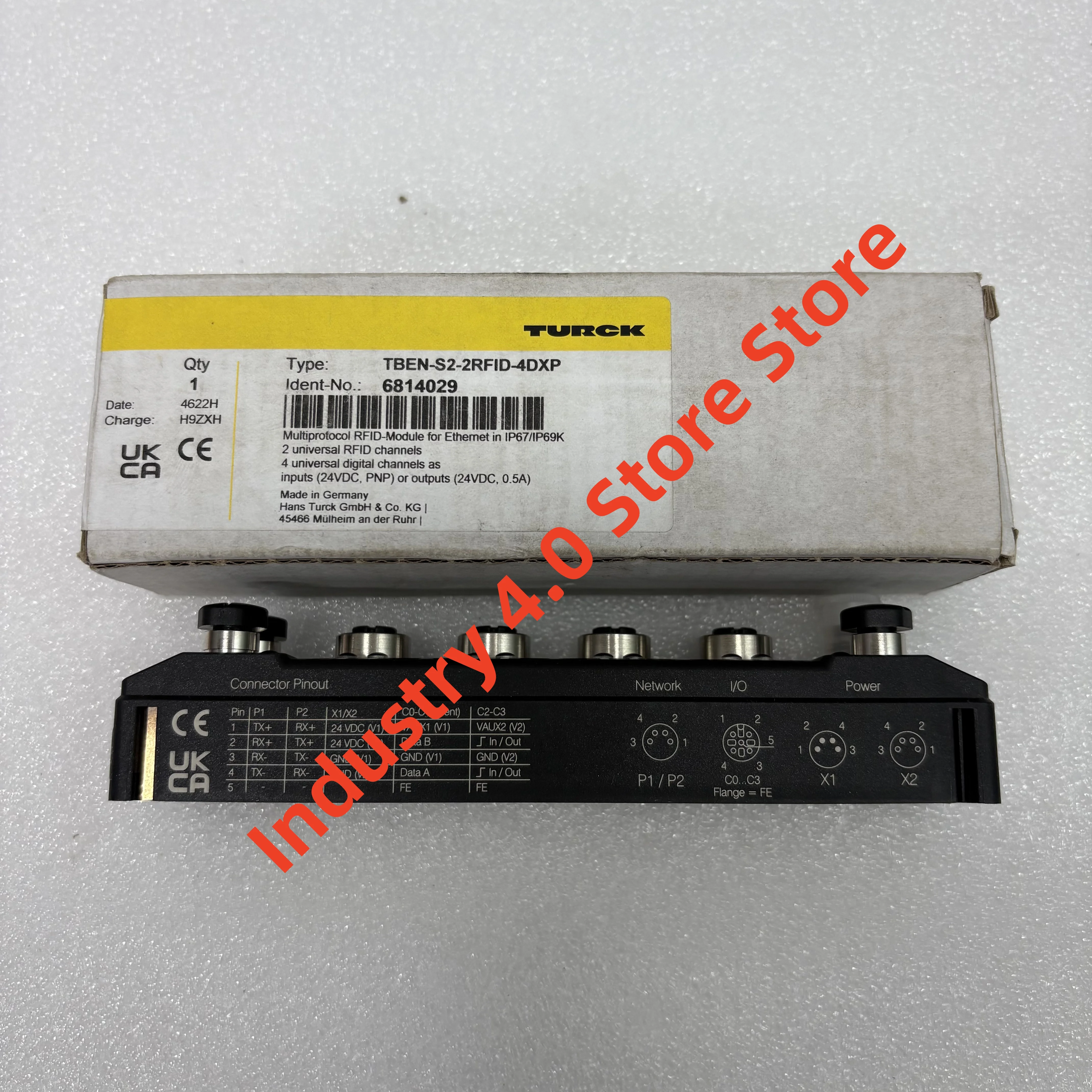 وحدة PLC TBEN-S2-2RFID-4DXP 6814029 أصلية جديدة