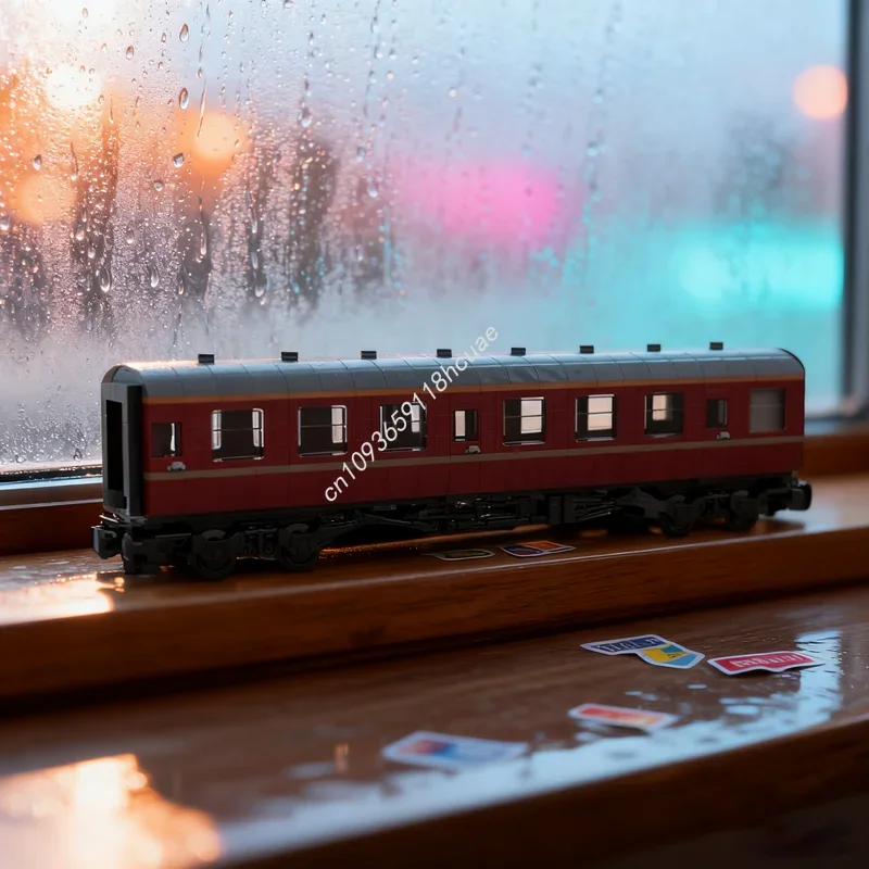 

730pcs MOC HP Express Passenger Car Trained Model Building Christmas gift blocks Construction DIY Education Brick toys Birthday