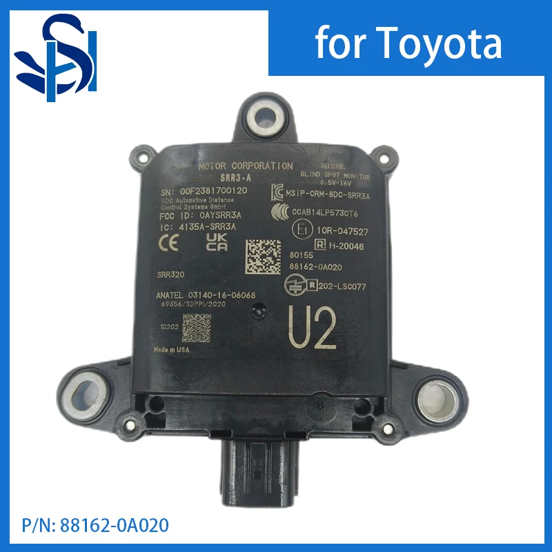 88162-0A020(U2) Blind Spot Monitor Module Sensor For 2020-2023 COROLLA CROSS