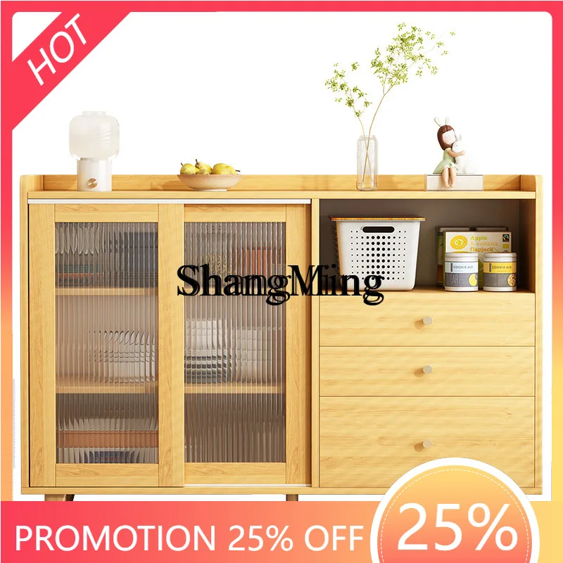 

ZYY Household High Value Solid Wood Color Sideboard Cabinet Living Room Wall-Mounted Storage Water Storage Cabinet