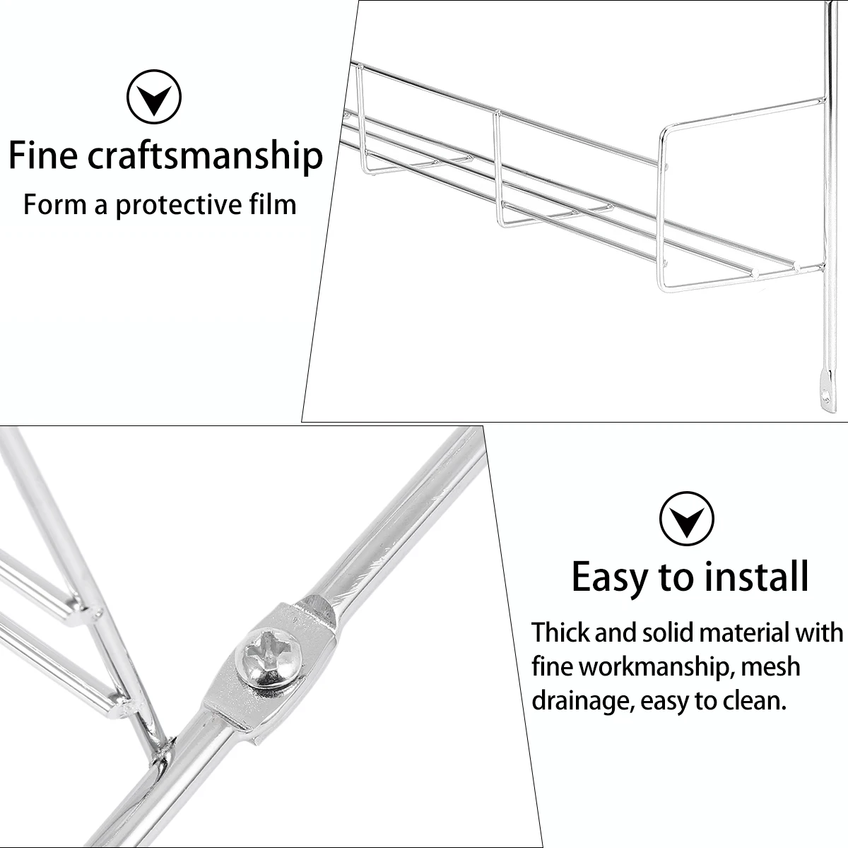 

Stainless Steel Spice Storage Rack Multifunctional Wall Mounted Kitchen ganizer Condiment Holder for Seasonings Bottles Jars