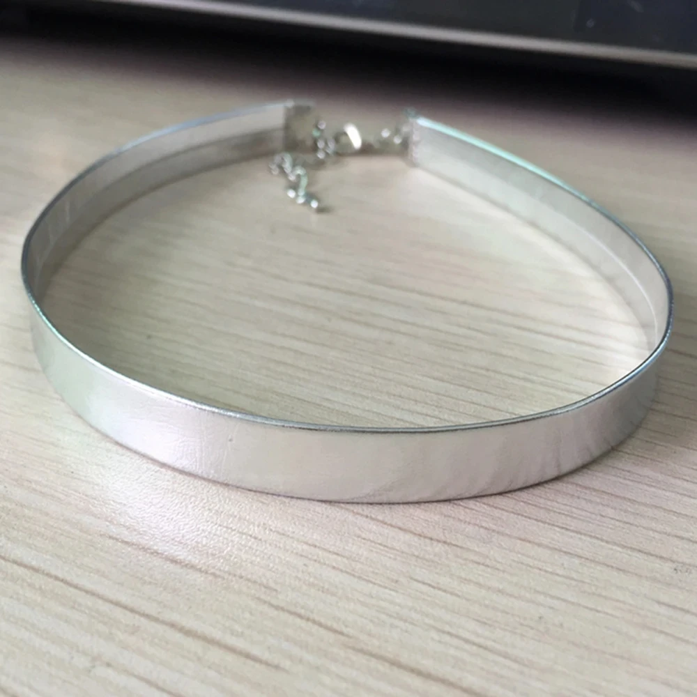 Anime Alien Stage Till Cosplay Necklace Unisex Retro Punk Collar Couple Choker Chain Jewelry Carnival Unisex Accessories Props