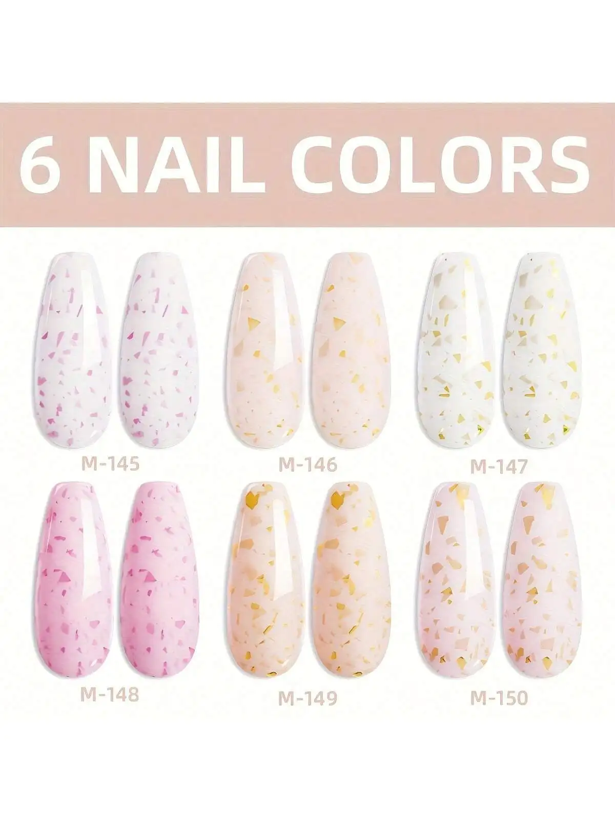XEIJAYI 1Pc Cream Crush Diamond Nail Gel Kleurrijke Semi Permanente Nail Art Inweken UV LED Nail Salon DIY nagelsalon Gel