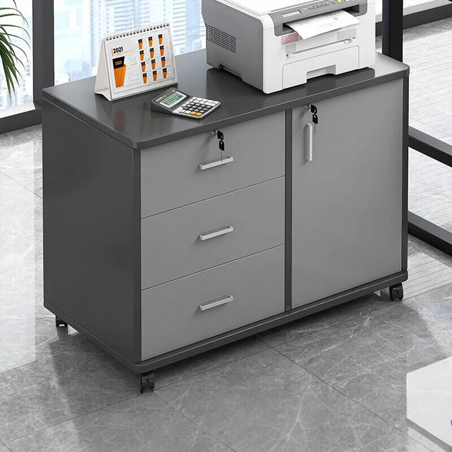 Office Under Desk Storage Cabinet Locker Information Desk Locker Locker Mobile Small Cabinet