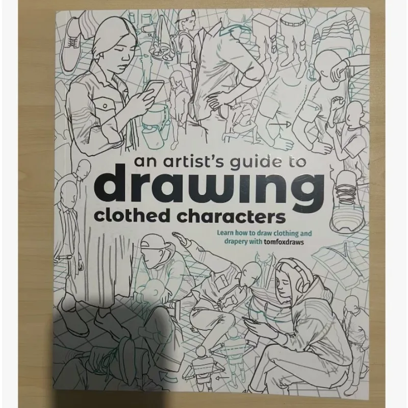 Clothing Drawing Tutorial Book Fold Painting Techniques Learn How To Draw Clothing and Fabrics Using TomfoxDraws English Version