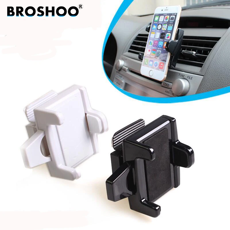 

BROSHOO Car Phone Holder Air Vent Mount Car Holder 360 Degree Ratotable Soporte Mobile Car Phone Stand Car Styling Accessories