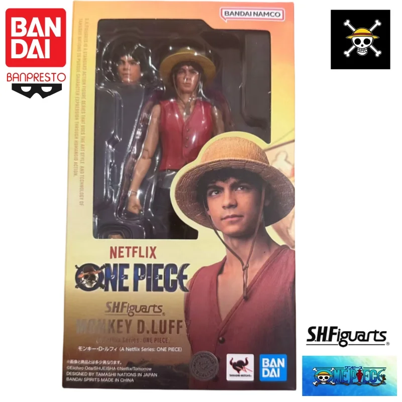 

14cm Bandai Original In Stock One Piece Shfiguarts Monkey D.luffy Netflix LiveAction Version Action Figure Model Genuine Artwork