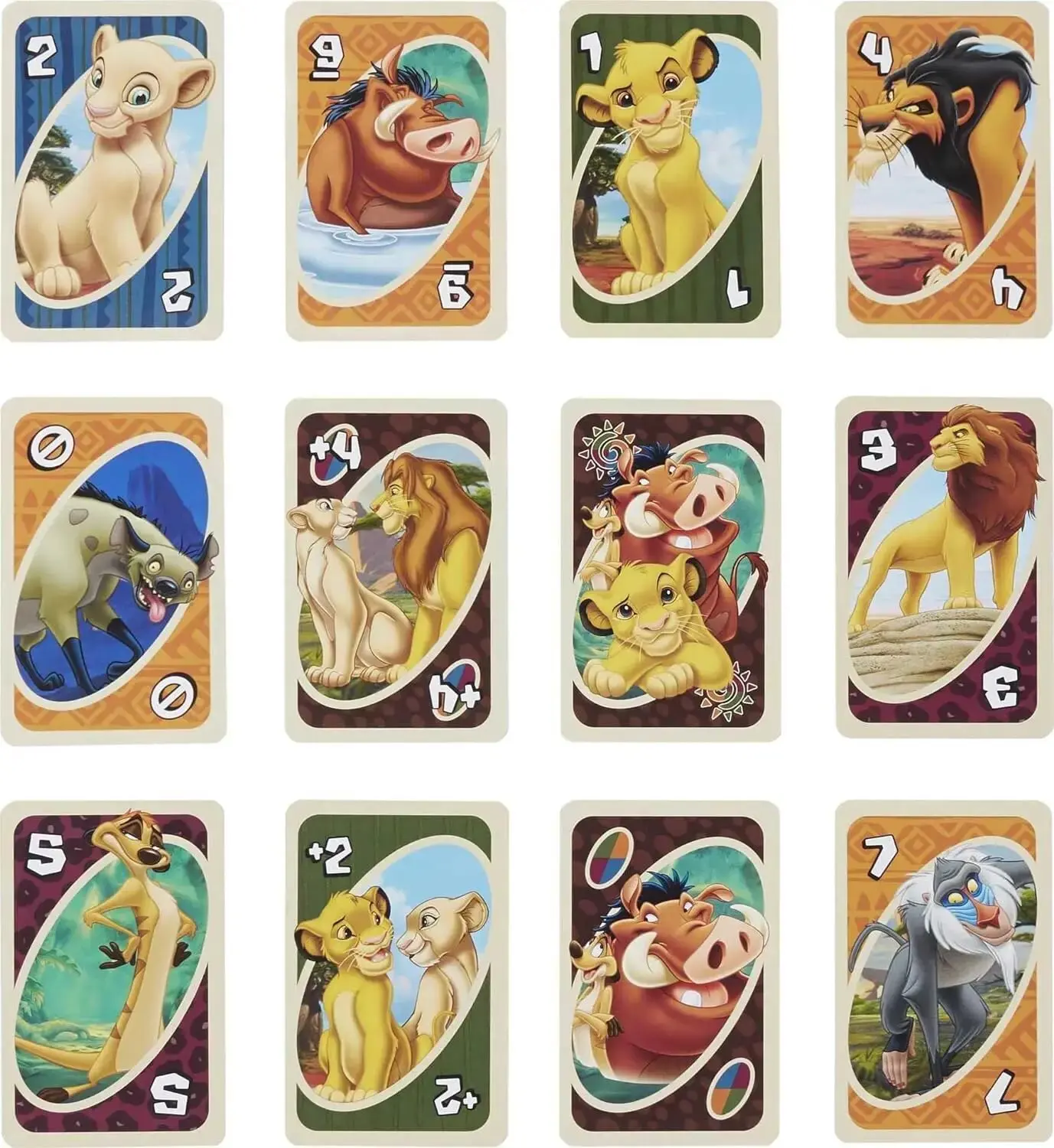 UNO  Disney Lion King UNO Game Integrated Card Game Family Fun Entertainment Game Poker Game