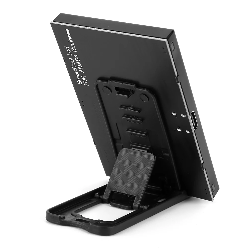 شاشة عرض مجانية لمحرك الأقراص AIDA64 واجهة مزدوجة من النوع C ، شاشة LCD صغيرة لأجهزة الكمبيوتر الشخصي ، هيكل ITX ، وحدة المعالجة المركزية ،