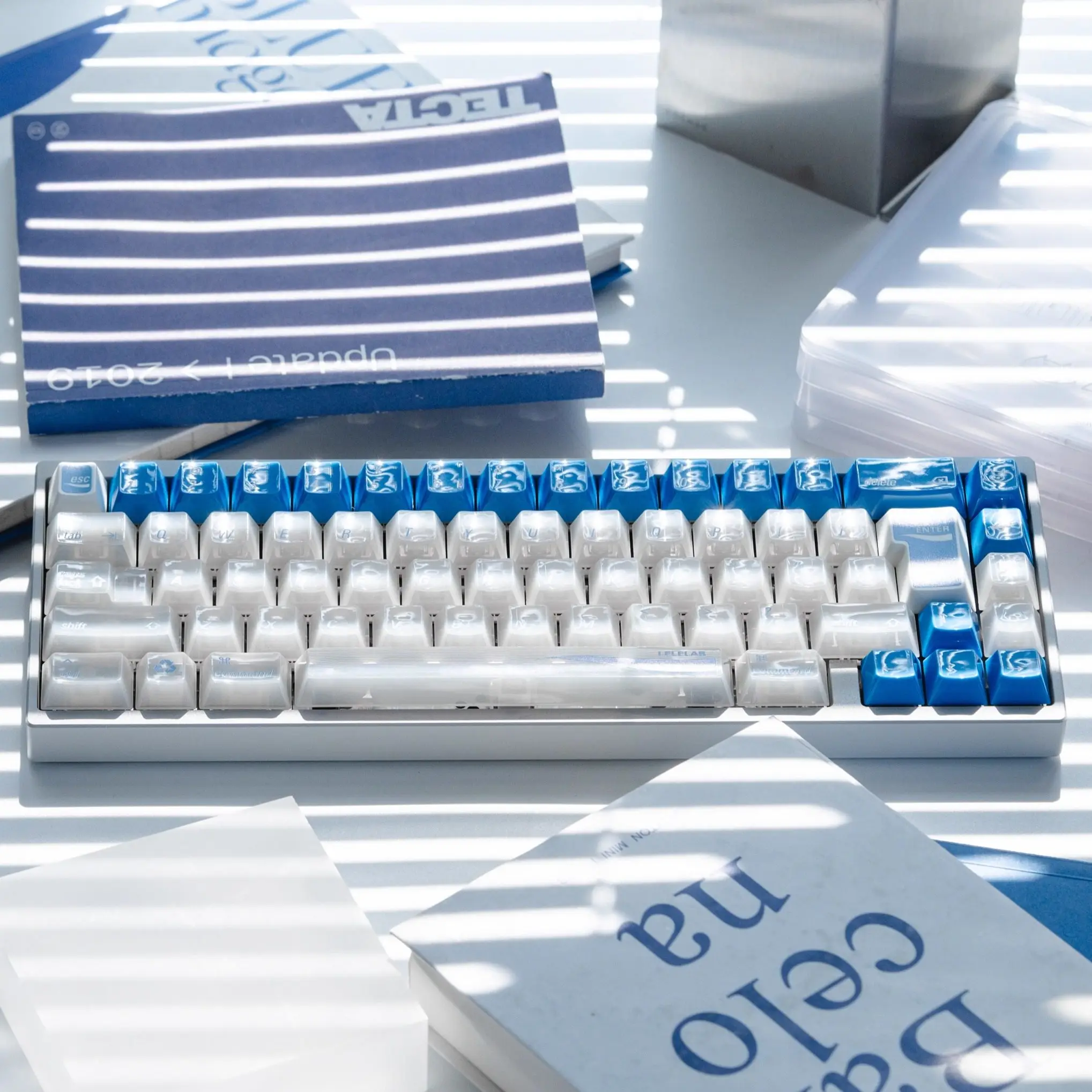 LeleLab KamakuraAoi PC Keycaps Fog Permeable Keycap Original Factory Personalized Keyboard Keycaps Customized PC Gifts