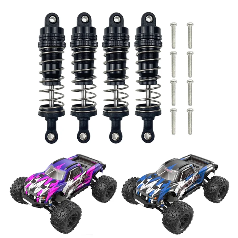 4 Stücke Metall Vorne und Hinten Ölstoßdämpfer Dämpfer für MJX H16 16207 16208 16209 16210 1/16 RC Auto Upgrades Teile, 5