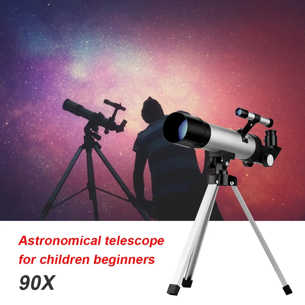 Kids Astronomical Telescope Professional Reflect Spyglass Education Science Beginners Monocular With Tripod Camping Travel Gifts