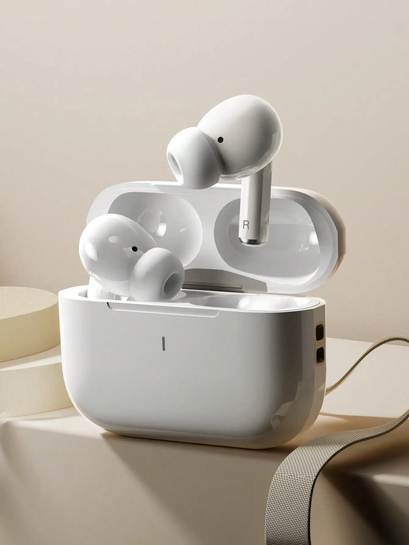 New Air Pro5 TWS Max Wireless Bluetooth Earphones,Hi-Fi Stereo Sound,Noise Reduction,Low Latency,Compatible with Android and iOS