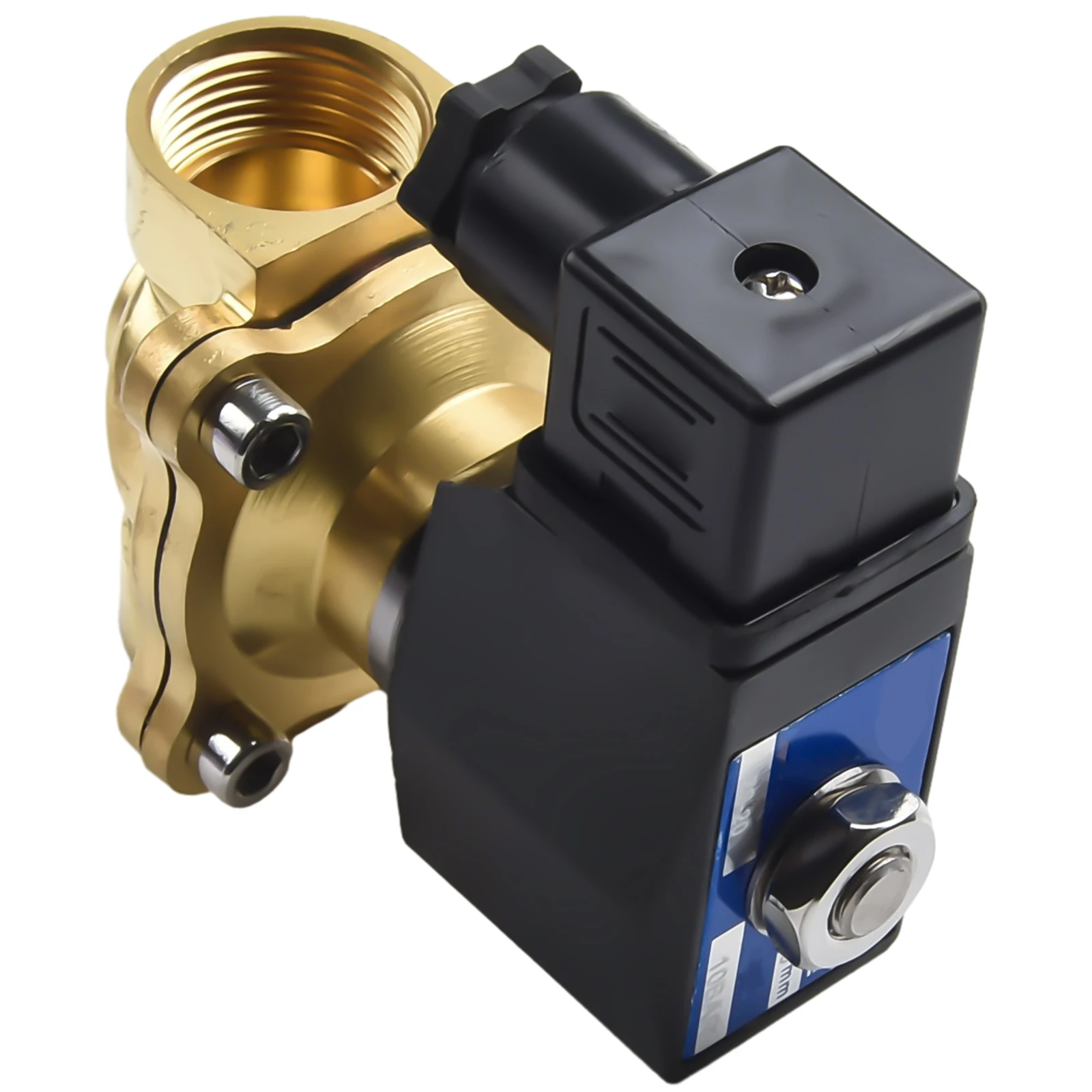 Brass Solenoid Valve AC 220V 230V 3/4 Inch Port for Controlling Air Water Oil in Industrial Automation and Equipment Integration