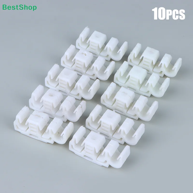 ★10PCS Car Brake Line Cable Bracket Vacuum Hose Pipe Clips For  Chery Chassis tubing fixed line clip hooks