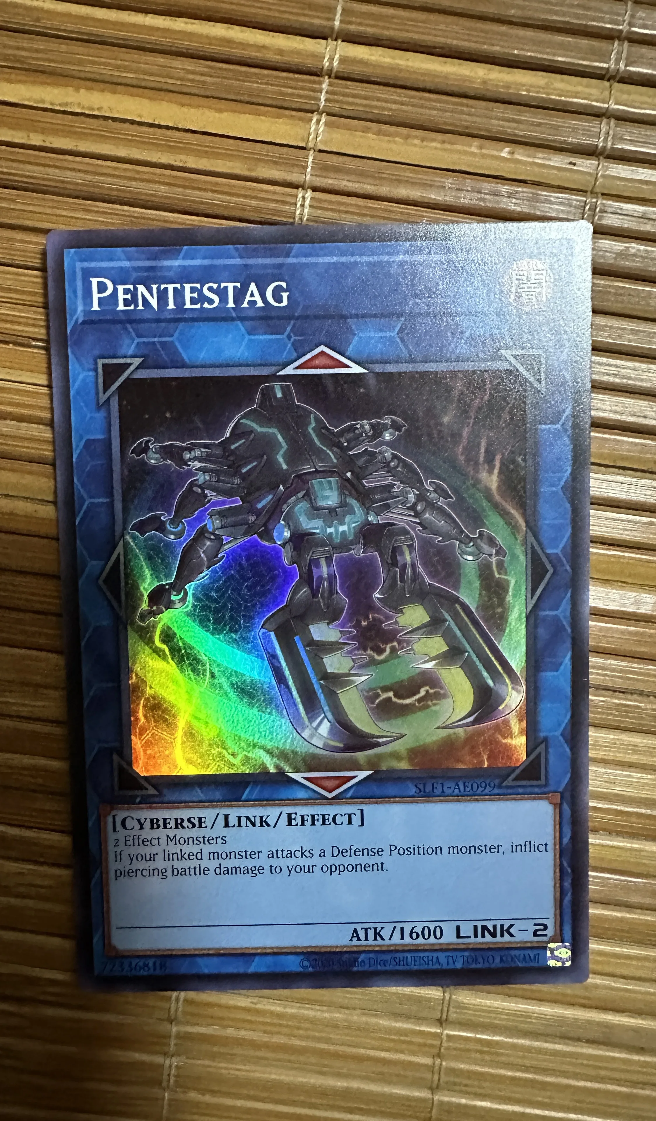 yugioh-konami-duel-monsters-slf1-ae099-pentestag-super-rara-colecao-asiatica-ingles-cartao-de-menta
