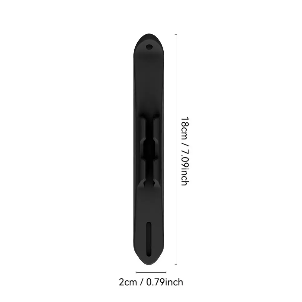 Silicone Pencil Holder Anti-loss Flexible Tablet Touch Pen Slot Multifunctional Solid Color for Pencil 1st/2nd Generation