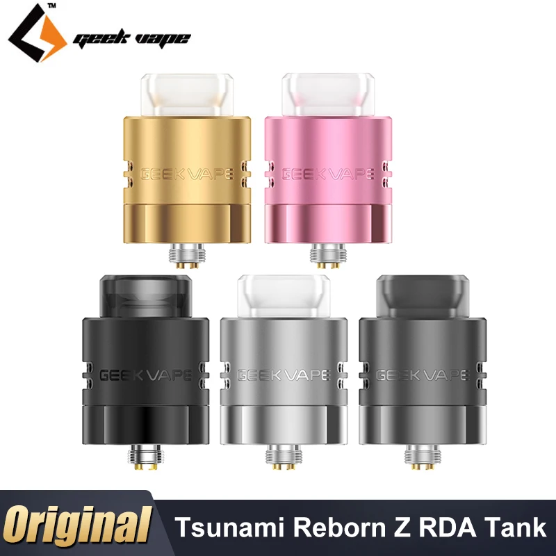 Original Geekvape Tsunami Reborn Z RDA Tank Dual Coil DIY Deck DTL RDL Vape Atomizer Electronic Cigarette