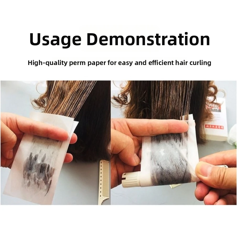 1000Sheets Thin Hair Perm Paper Heat-Resistant Breathable Mesh Perming Paper Temperature Resistant Disposable Hair Salon Paper