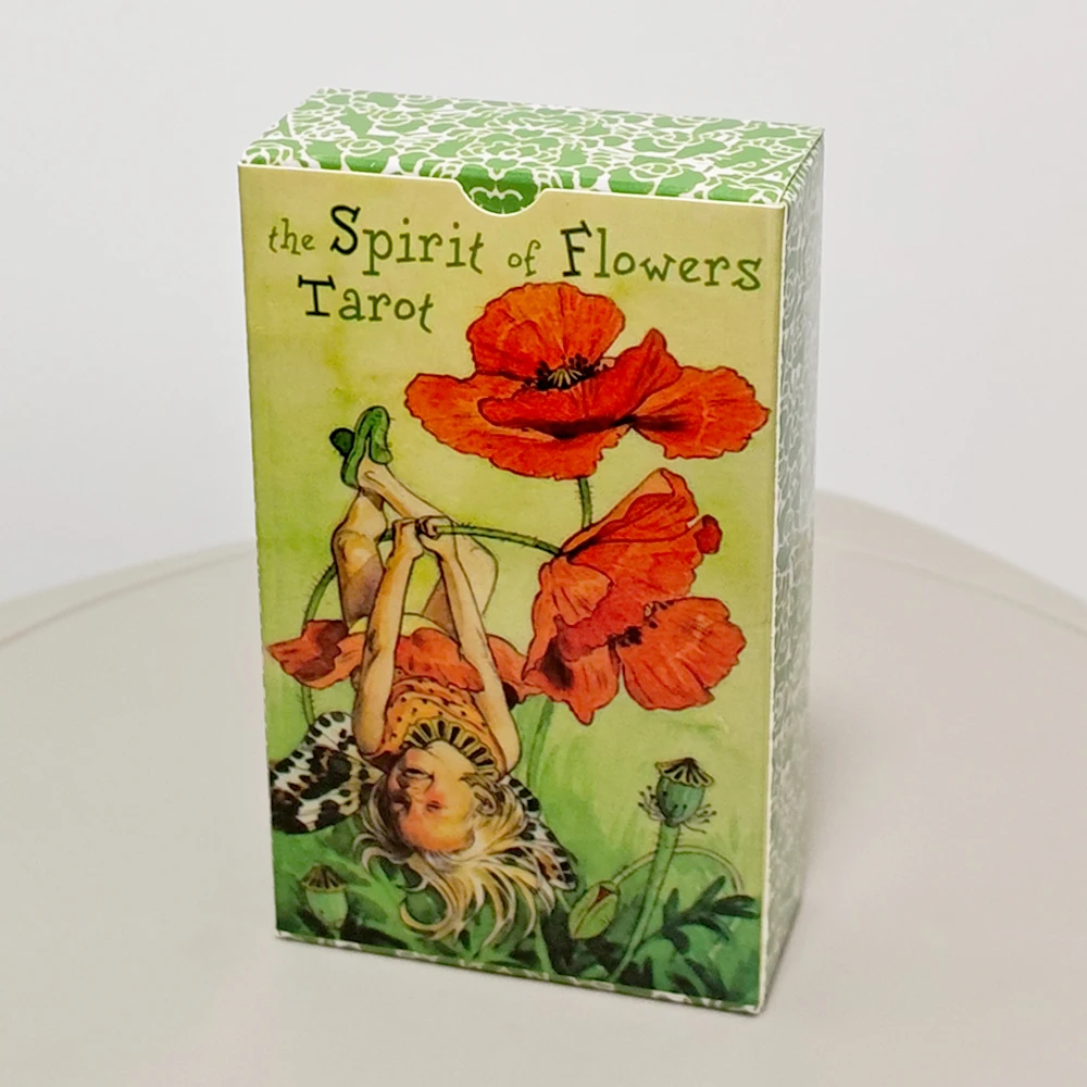 

The Spirit of Flowers Tarot Deck 78 Pcs Delicate, Lovely Tarot Cards 12*7cm Printed on 350GSM Double-embossed Cardstock