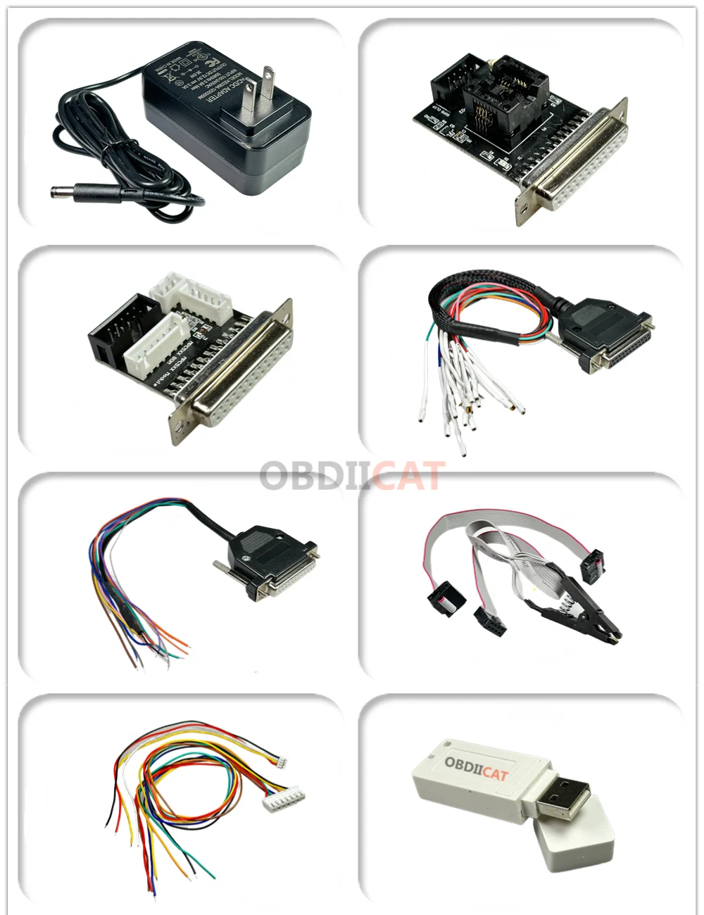 New And High Quality H-T Prog Full Set E-CU Programmer Work For Clone Original Kt200 Htprog Adapter E-CU Chip Tuning Tools